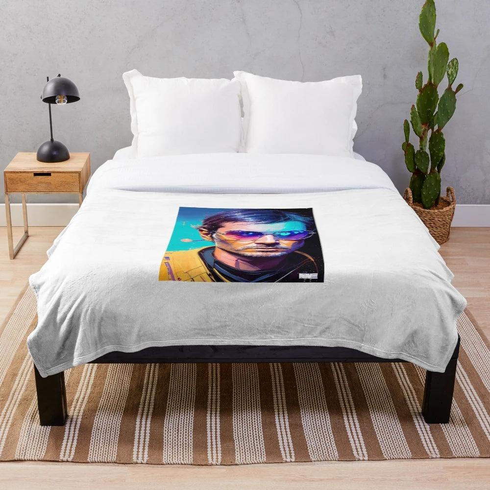 Actor Plush Blanket featuring a cozy and soft design