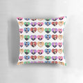 A cozy pillow featuring the characters from the LGBTQ+ novel 'Red, White & Royal Blue', including Nicholas Galitzine, Alex Claremont-Diaz, and more.
