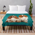 Basset Hound Plush Blanket - Cozy Pet Blanket for Dog Lovers