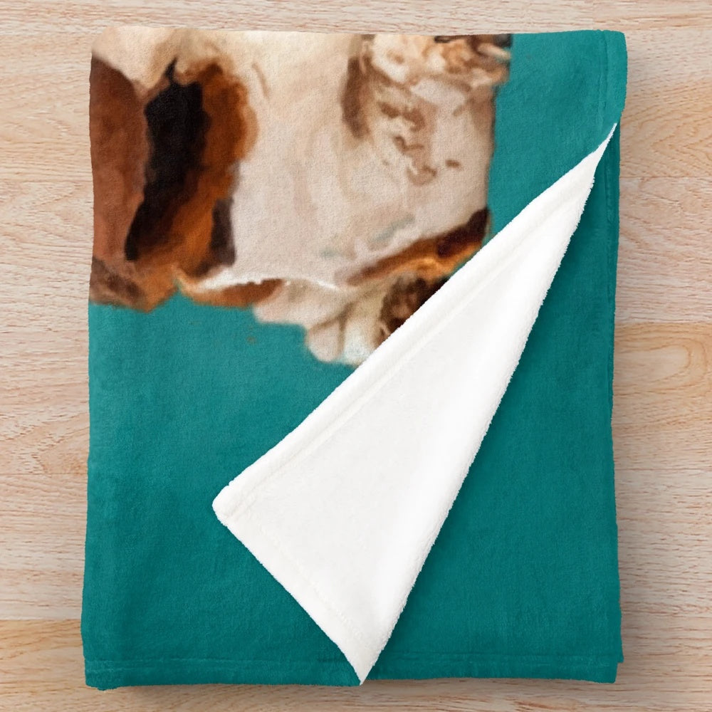 Basset Hound Plush Blanket - Cozy Pet Blanket for Dog Lovers