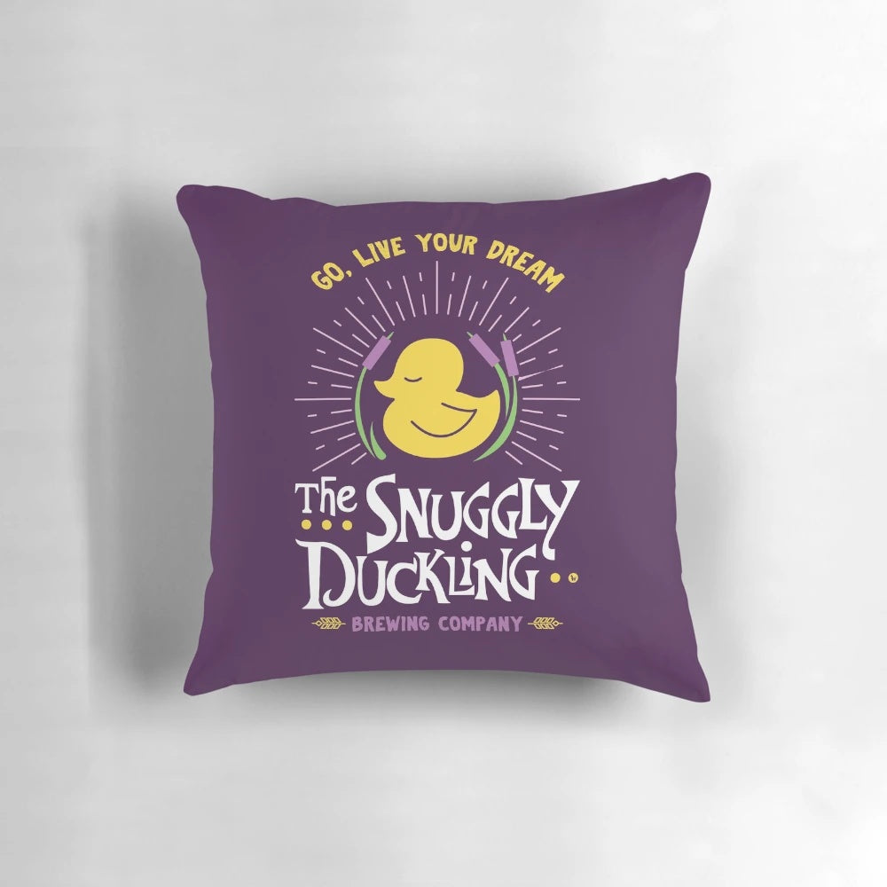 Snuggly Duckling Brewing Company Tangled Disney Inspired Pillow