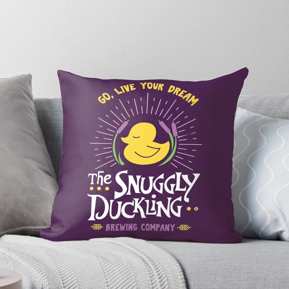 Snuggly Duckling Brewing Company Tangled Disney Inspired Pillow
