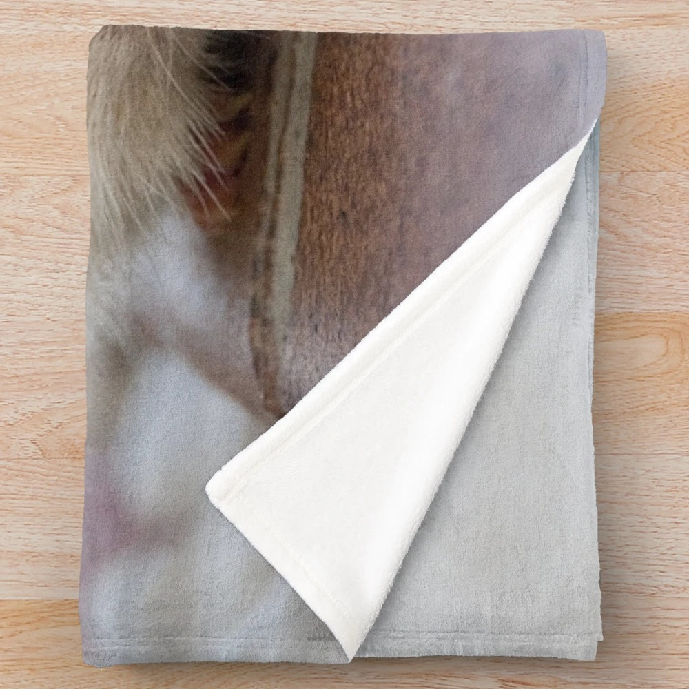 Soft and cozy hedgehog plush blanket for home décor