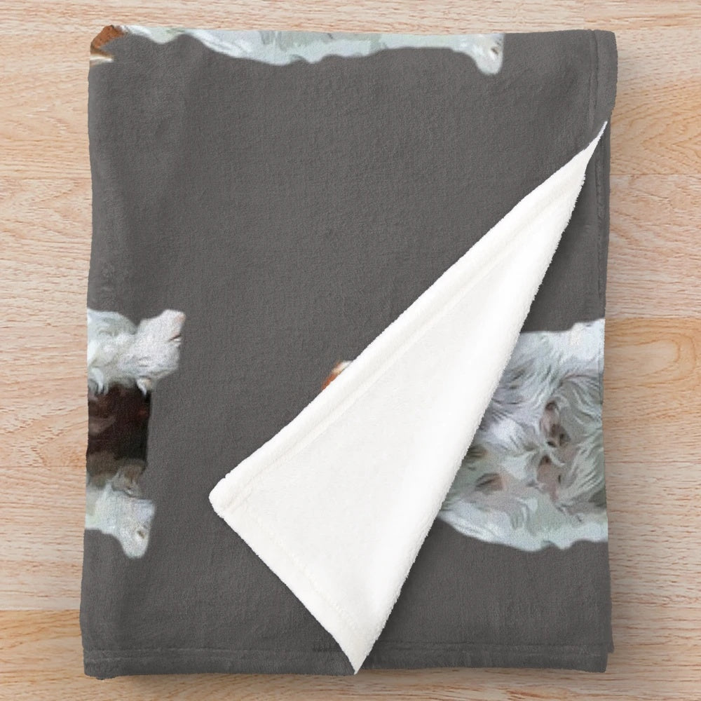 Jack Russell Terrier Rough Coat Plush Blanket