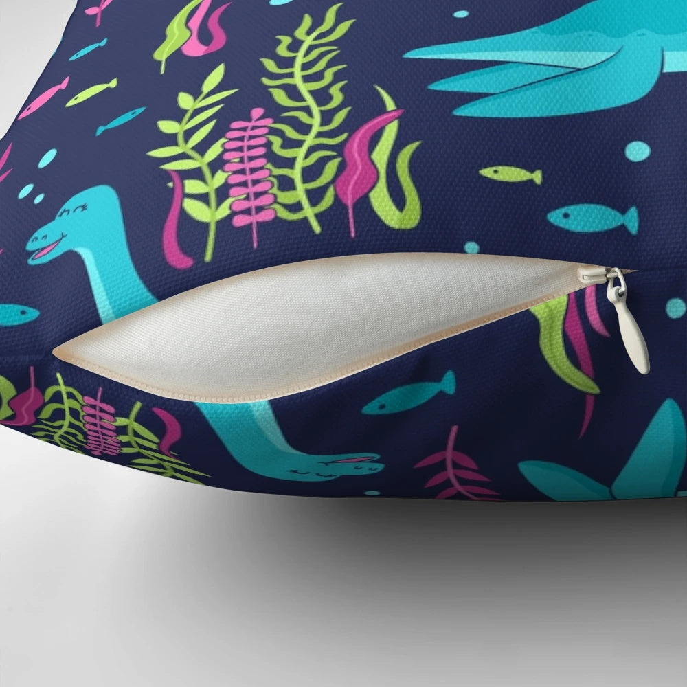 Cute and cuddly Loch Ness Monster pillow for children's bedrooms and play areas