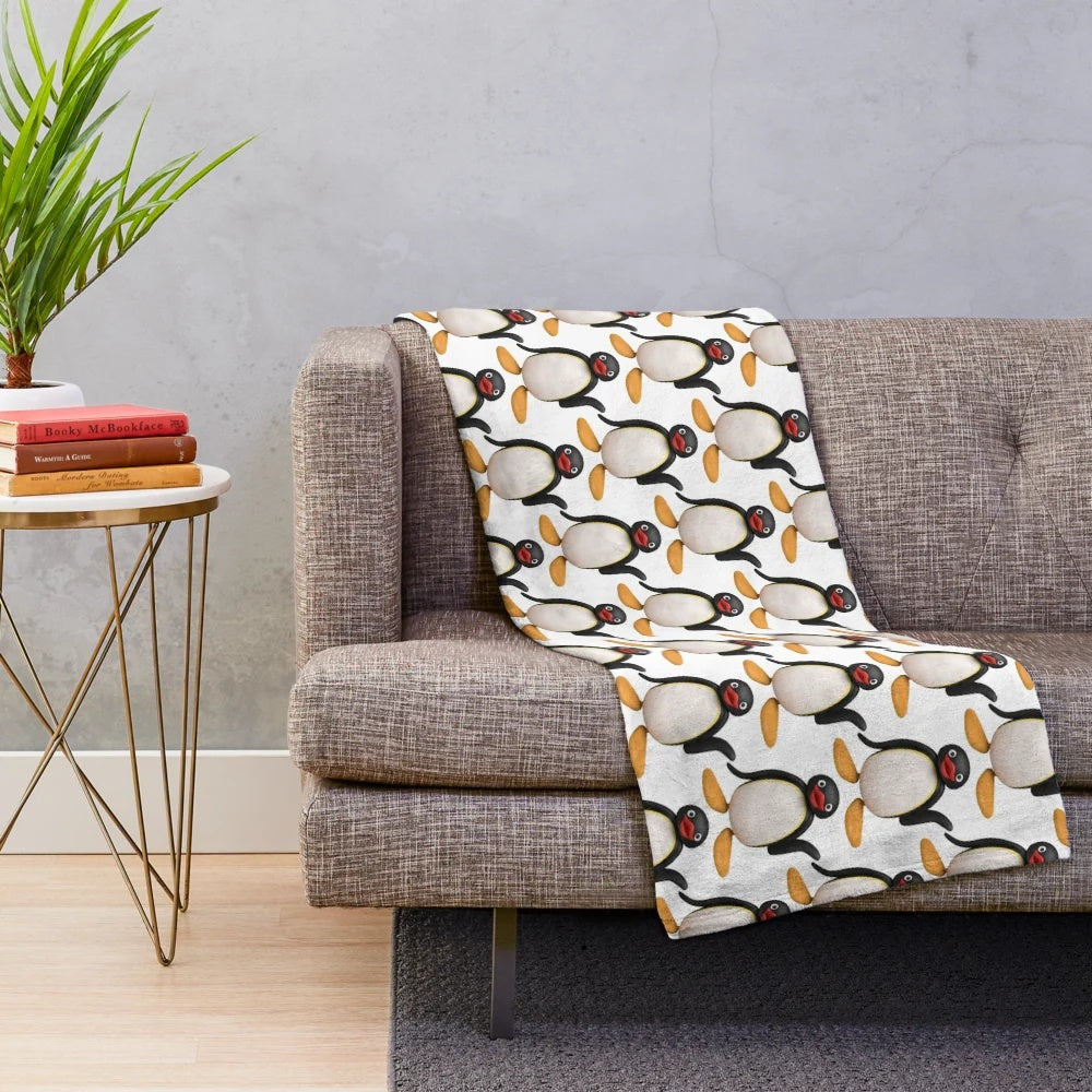 Soft and Cuddly Penguin Plush Blanket