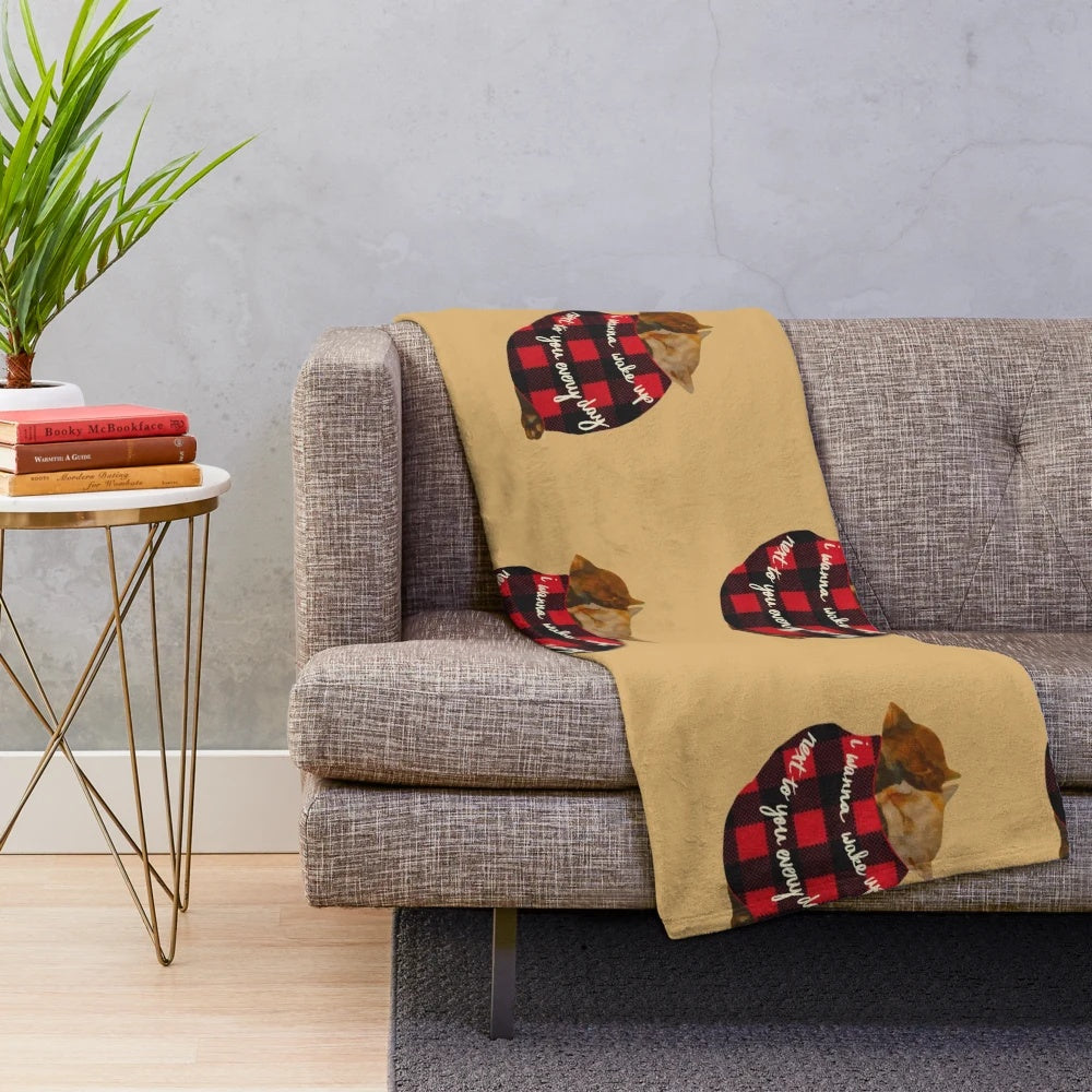 Soft and plush blanket in a cozy and adorable design