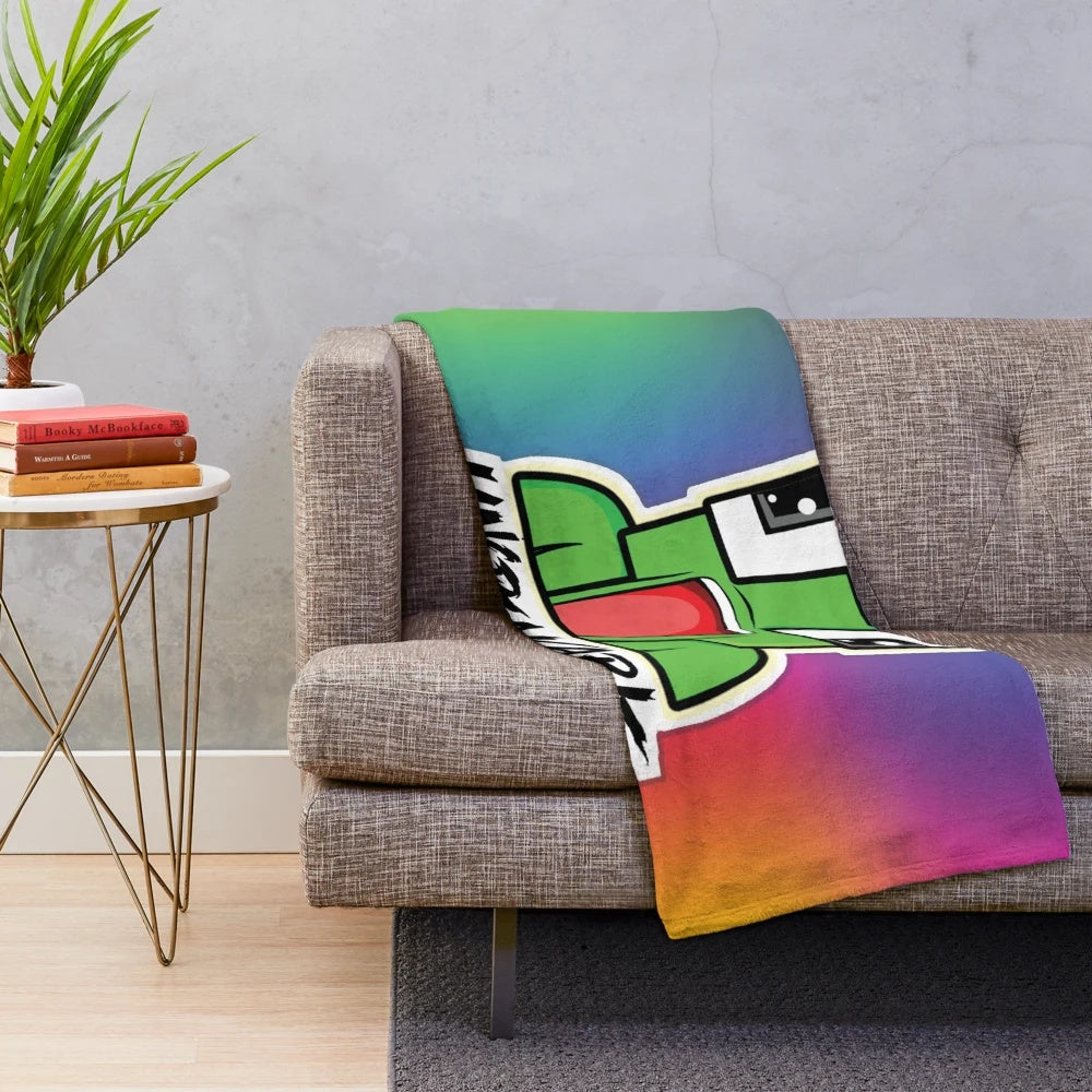 Soft and Cuddly Kids Plush Blanket Featuring Unspeakable-Inspired Design