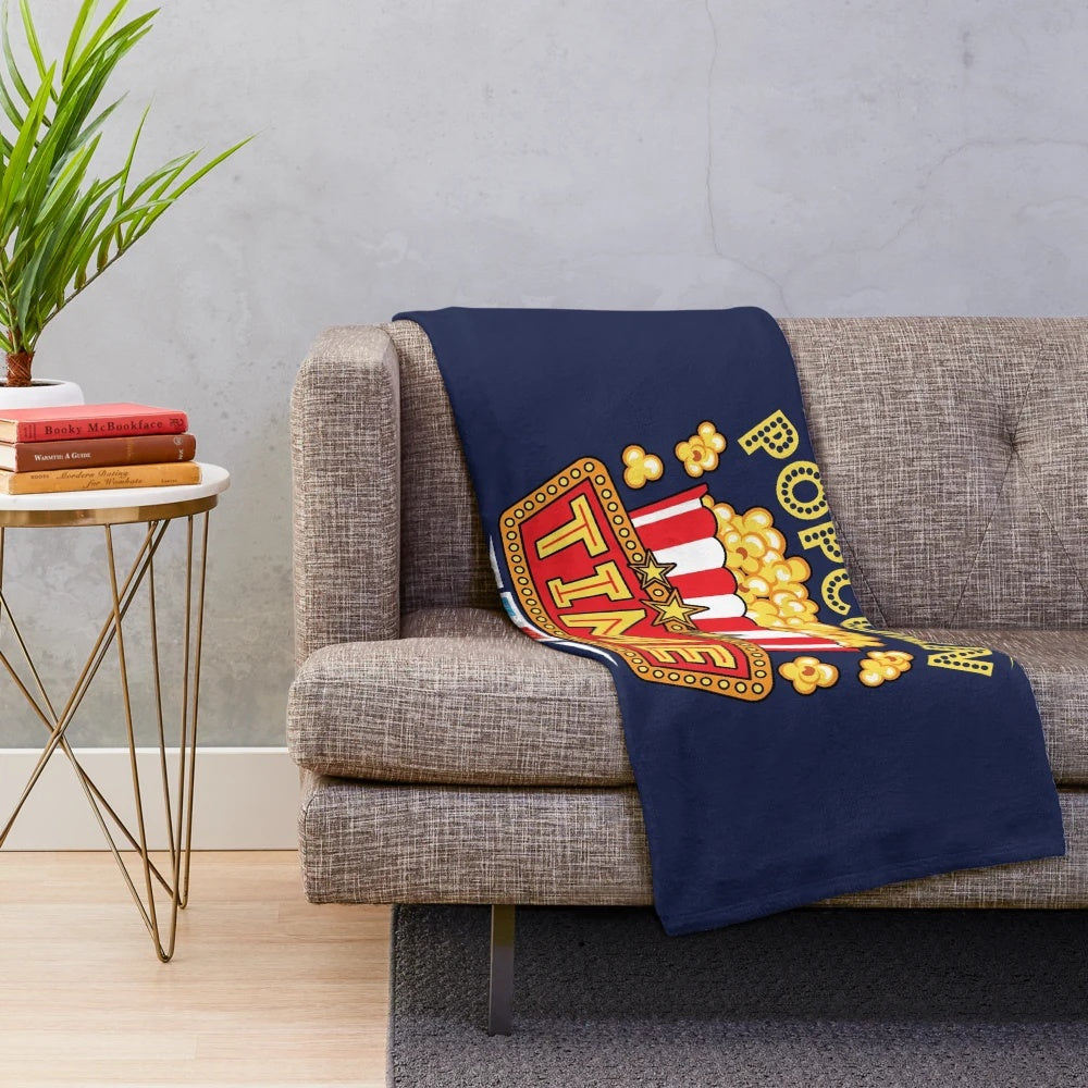 Soft and cozy popcorn plush blanket