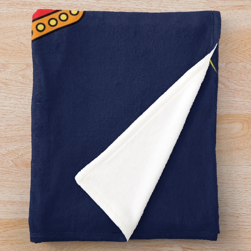 Soft and cozy popcorn plush blanket