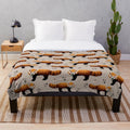 Soft and plush red panda blanket for cozy home decor