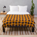 Soft and cozy small plush blanket featuring the beloved character Gerald the Jaffa Cake