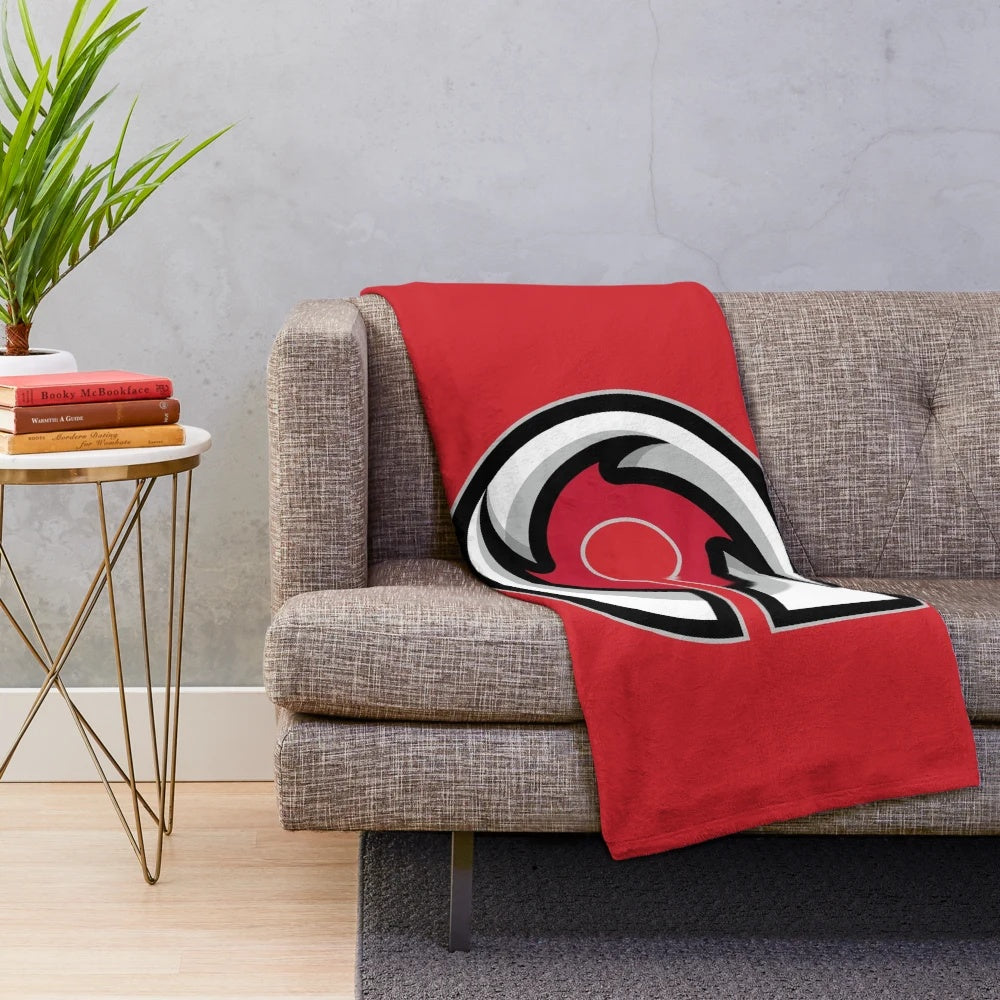 Cincinnati Cyclones Inspired Plush Blanket