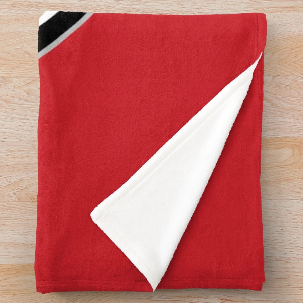 Cincinnati Cyclones Inspired Plush Blanket