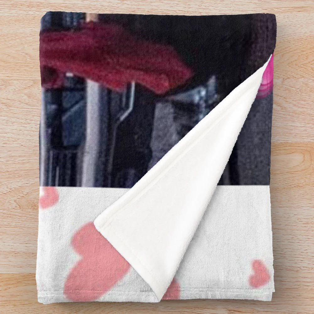 Soft and cozy plush blanket with a cute Tom Holland design