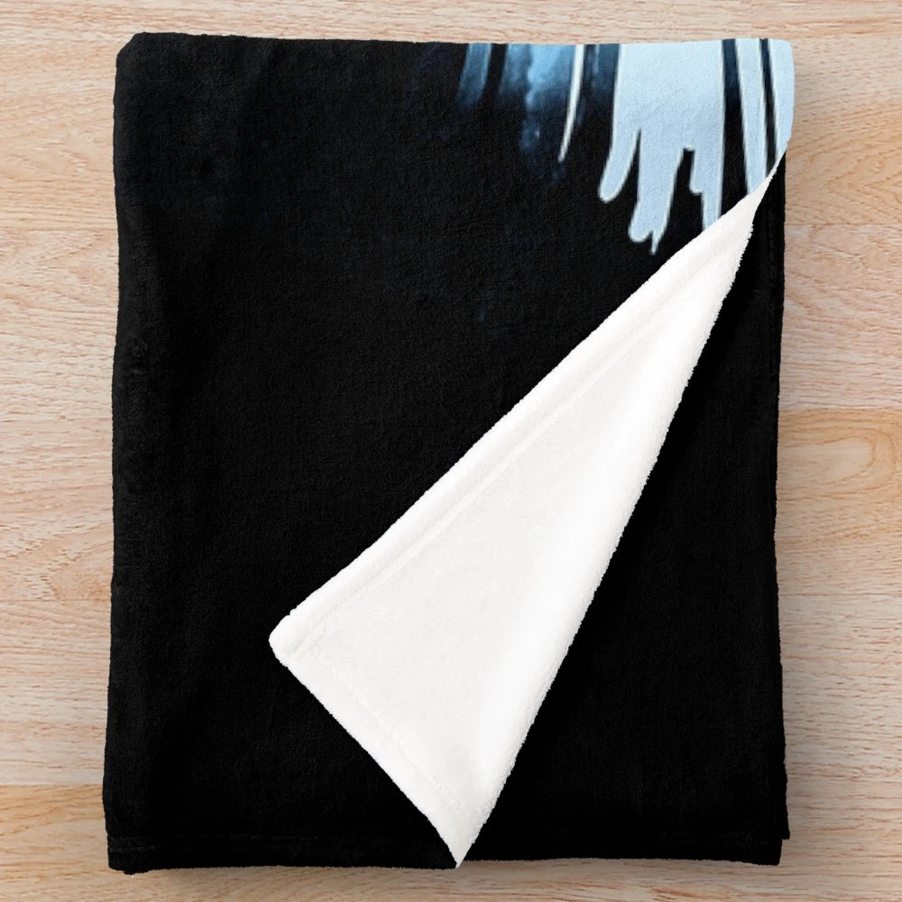 Wobbly Life branded plush blanket in a soft, cozy design