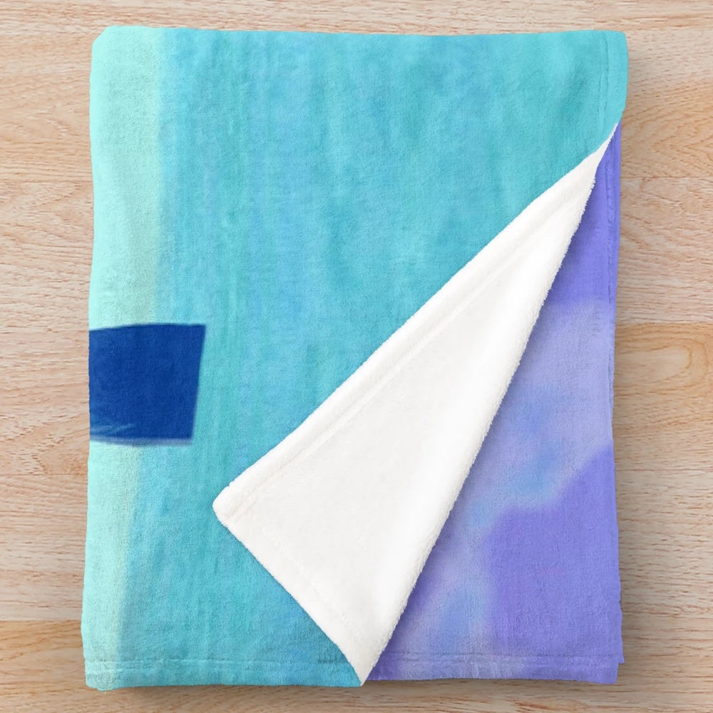 Wings of Flight Plush Blanket featuring a fantasy-inspired abstract pattern