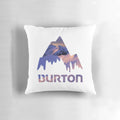 Burton Sunset Pillow featuring palm trees and a California beach scene