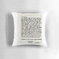 Sodas Letter Pillow featuring the iconic character from The Outsiders Broadway musical
