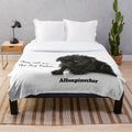 Soft and cuddly affenpinscher plush blanket