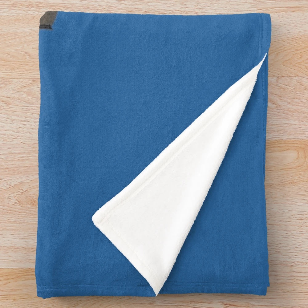 Airbus Beluga inspired plush blanket