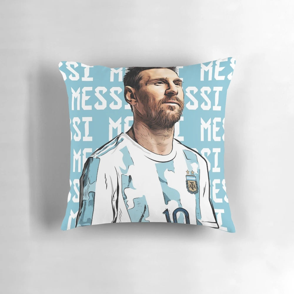 Lionel Messi-inspired pillow