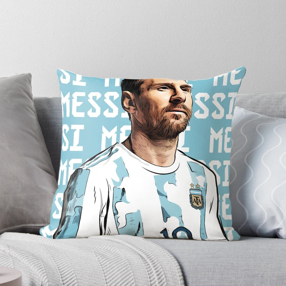 Lionel Messi-inspired pillow