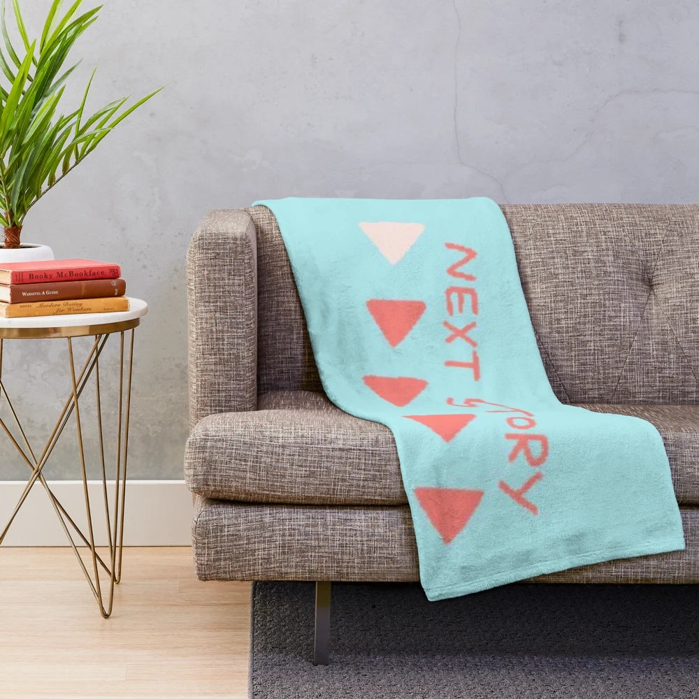 Soft and cozy plush blanket with entertainment-themed design