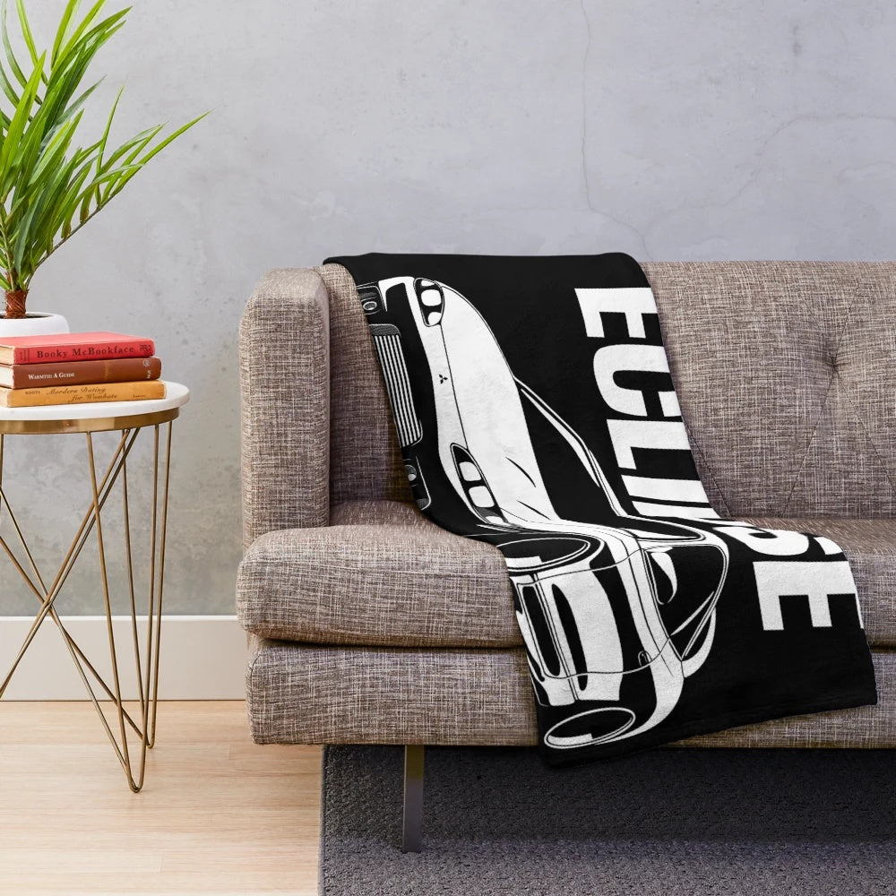 2G Eclipse-inspired plush blanket