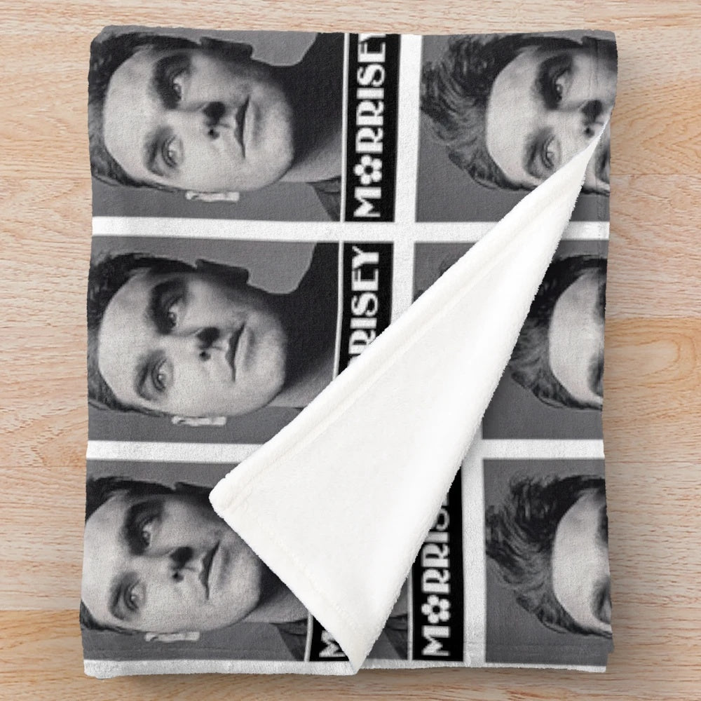 Morrisey of The Smiths 80s indie rock band plush blanket
