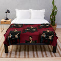 Soft and plush blanket inspired by the music artist Adam Lambert