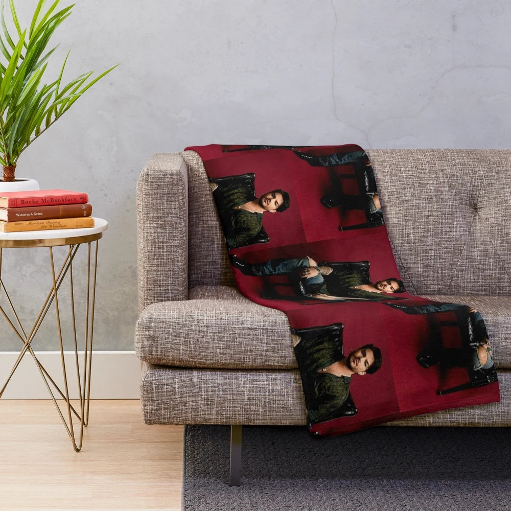 Soft and plush blanket inspired by the music artist Adam Lambert