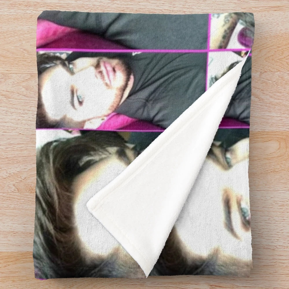 Adam Lambert Inspired Plush Blanket
