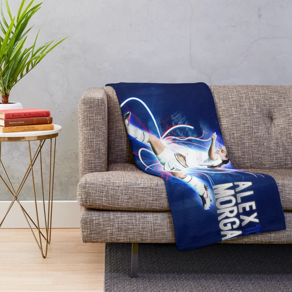 Soft and Cozy alex morgan Plush Blanket