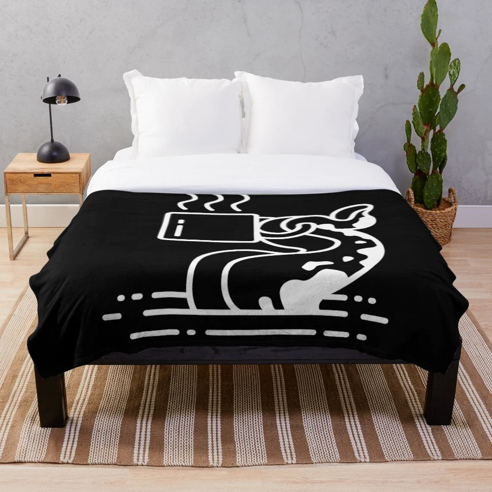 Soft and plush alternative blanket with a fantasy tentacle design
