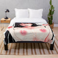 Anime-inspired plush blanket for a cozy home