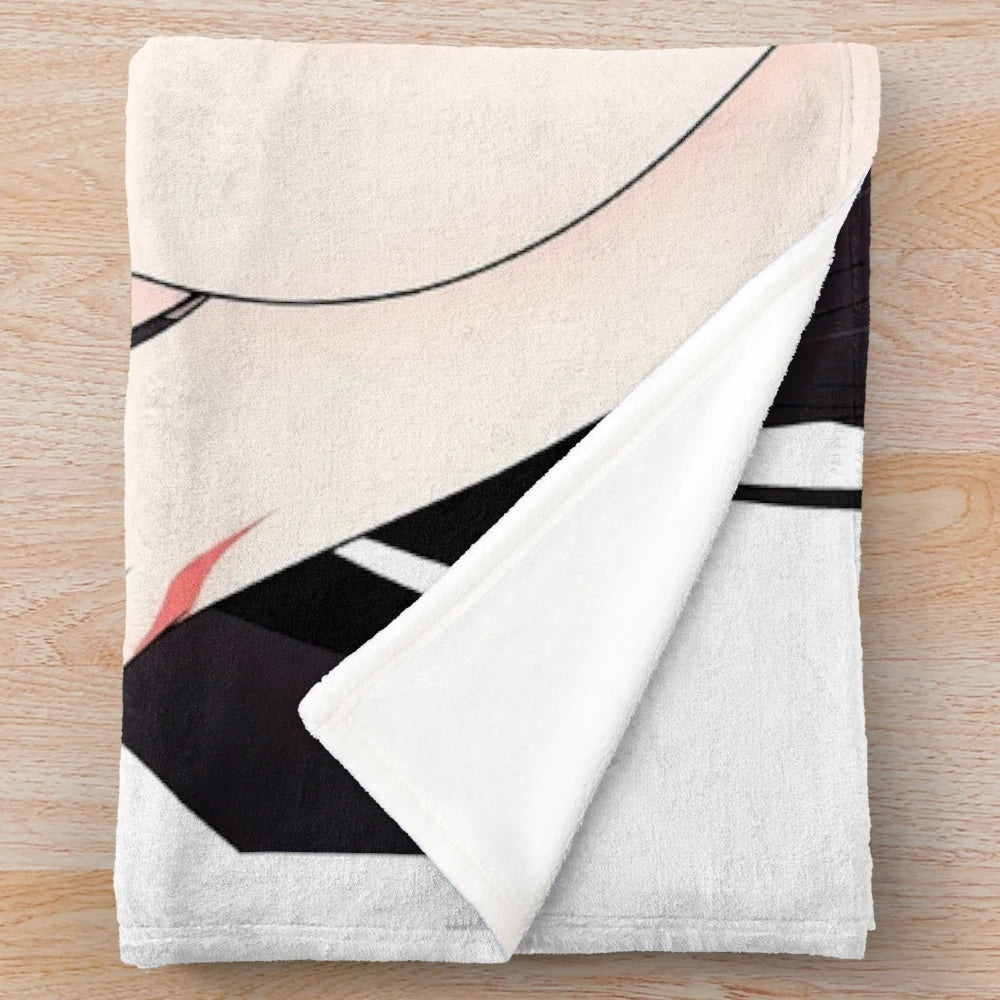 Anime-inspired plush blanket for a cozy home