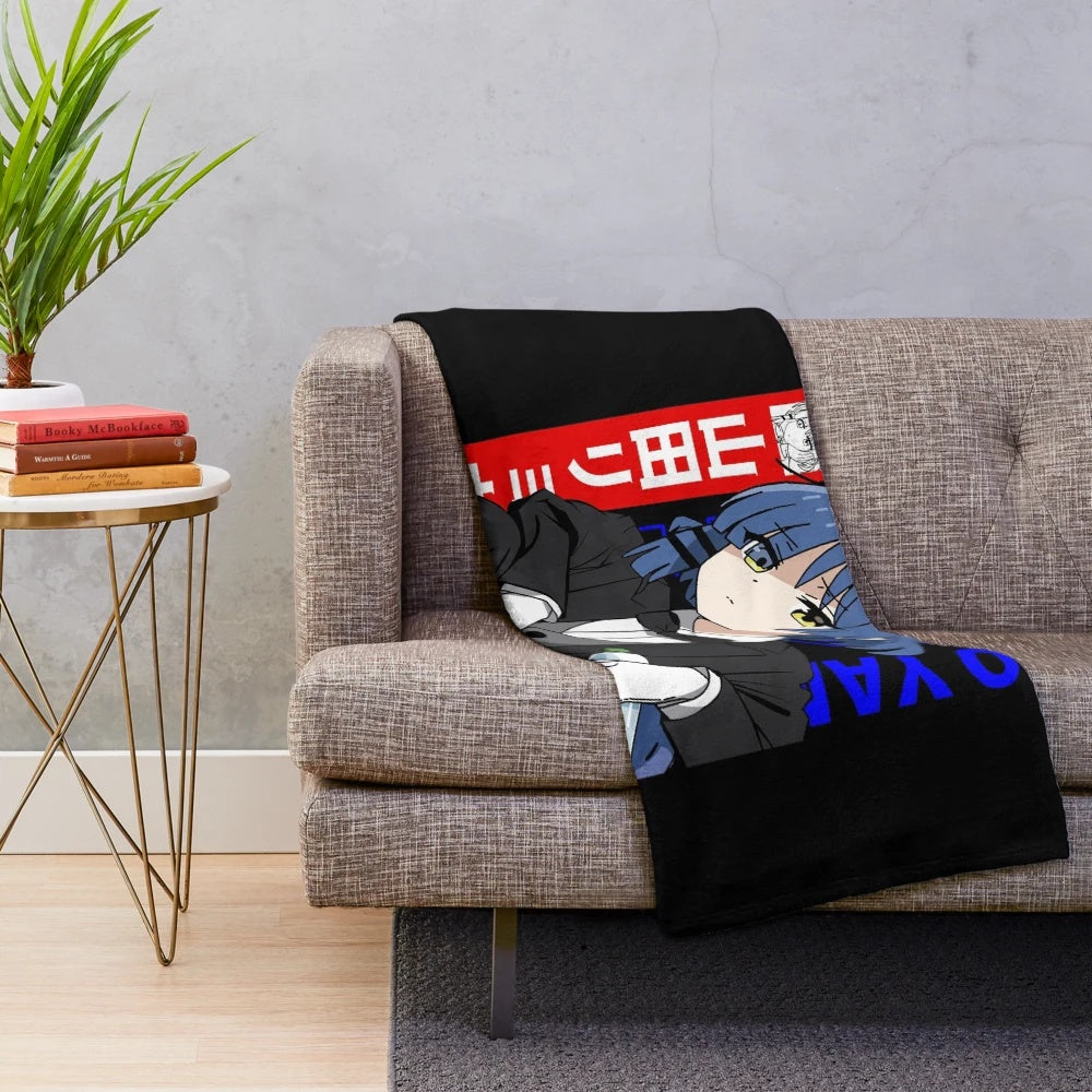 Ryo Yamada anime character plush blanket