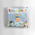 Soft and plush Baby Jake themed pillow for nursery and toddler beds