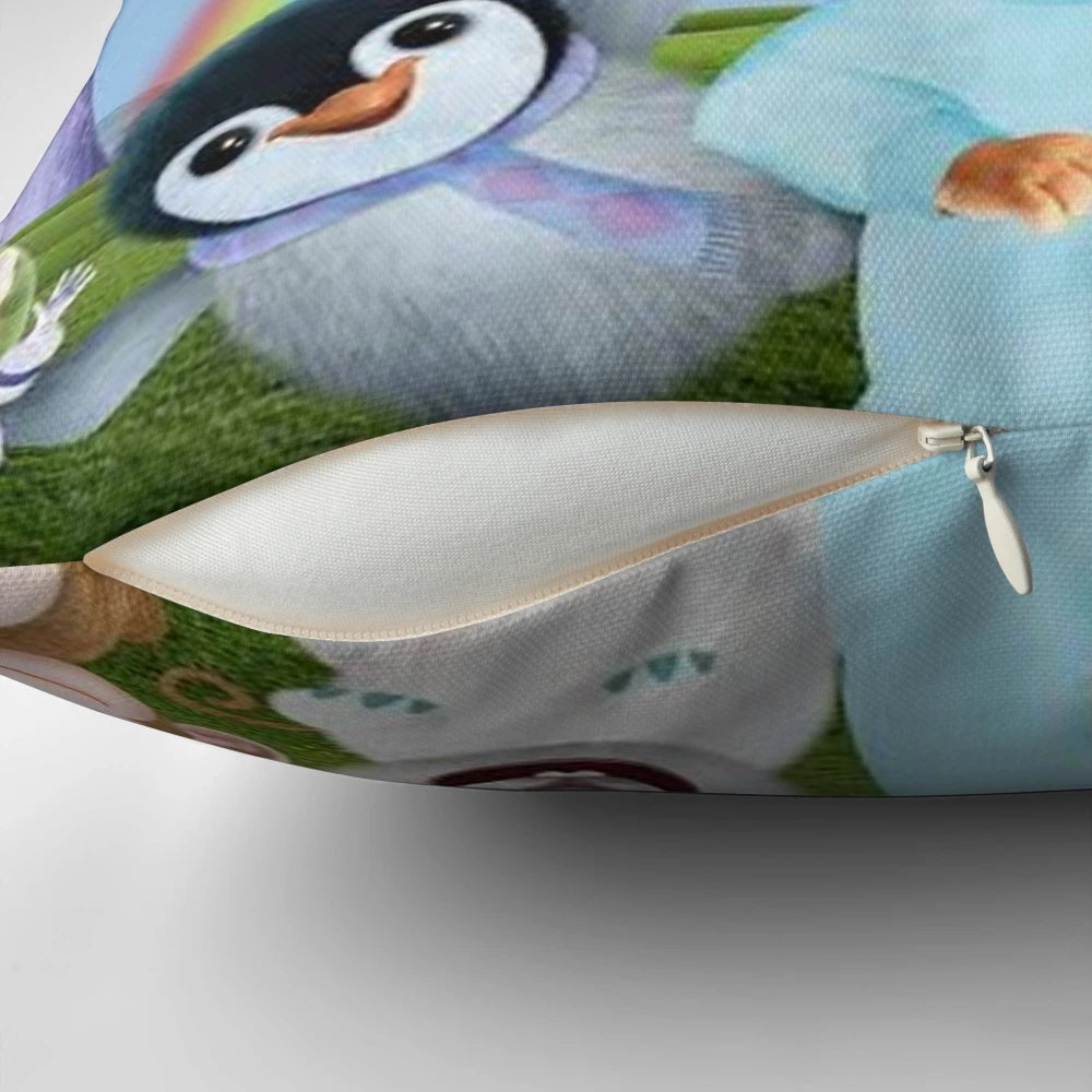 Soft and plush Baby Jake themed pillow for nursery and toddler beds