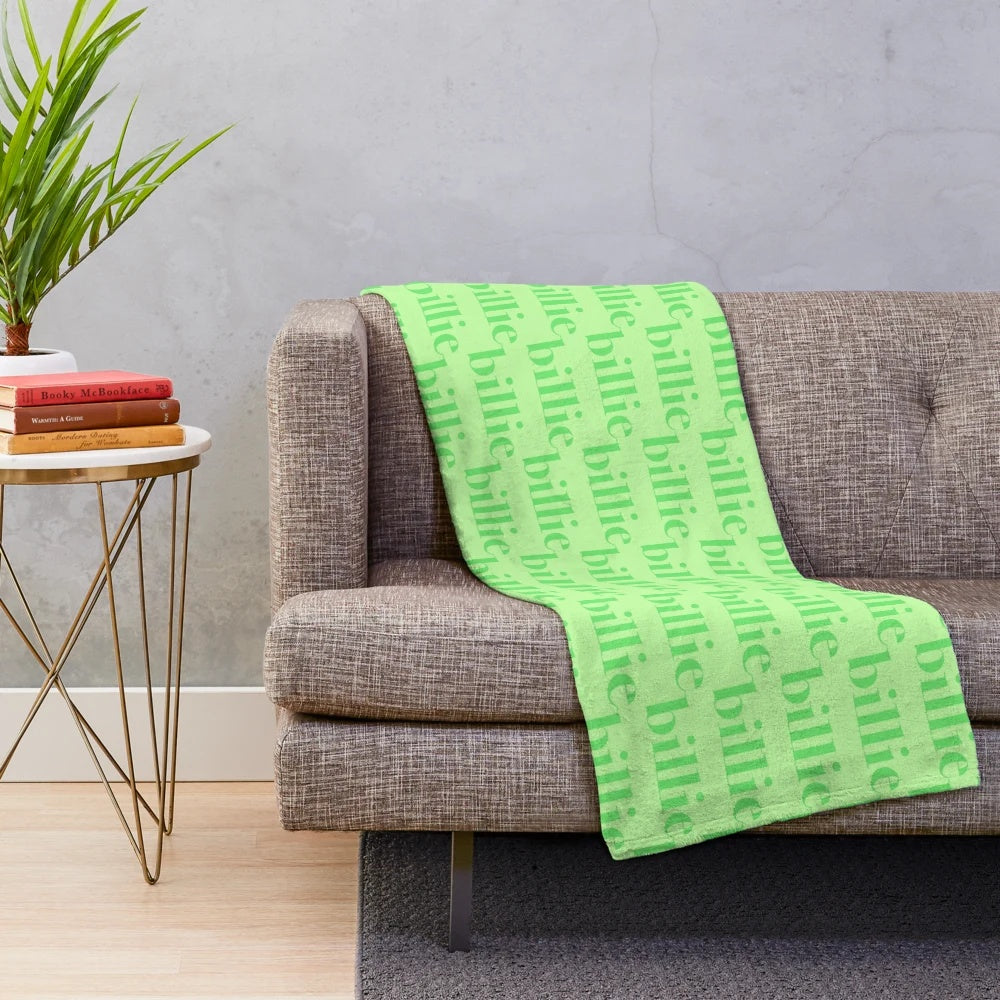 Billie Eilish-inspired plush blanket