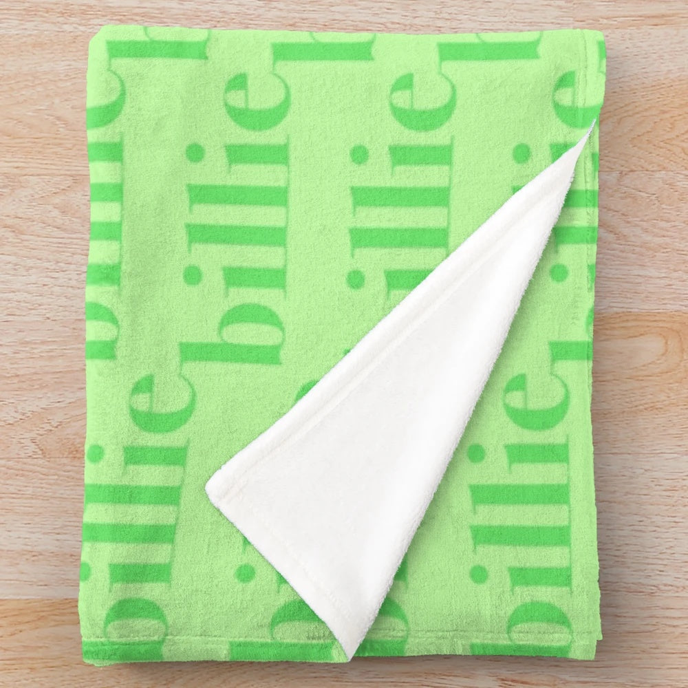 Billie Eilish-inspired plush blanket
