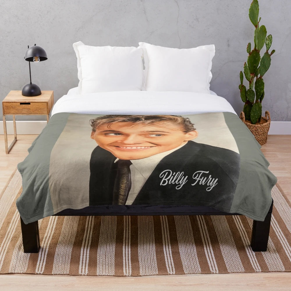 Billy Fury Plush Blanket