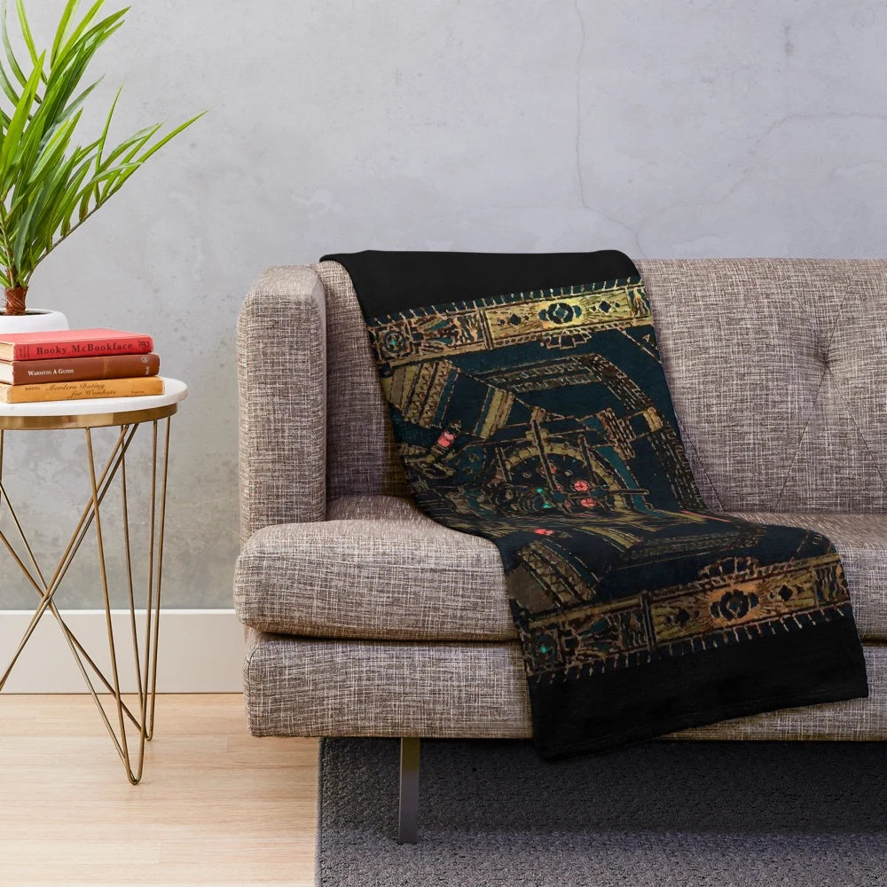 Bioshock Rapture-themed plush blanket featuring the iconic underwater city