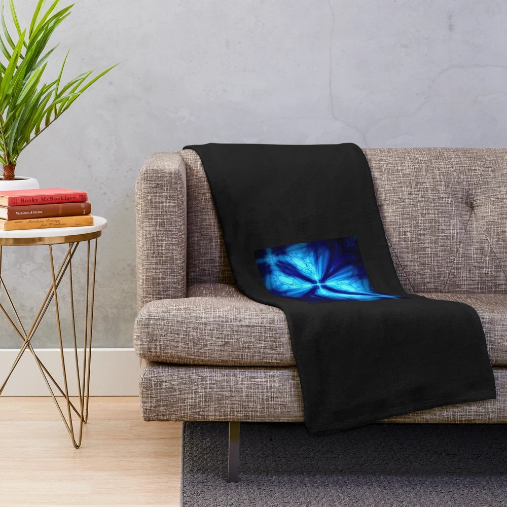 Soft and Cozy Blue Plush Blanket