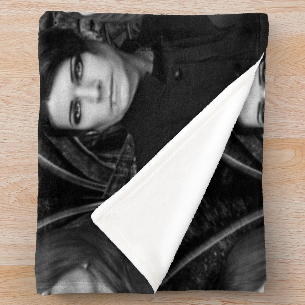 Soft and plush blutengel-themed blanket