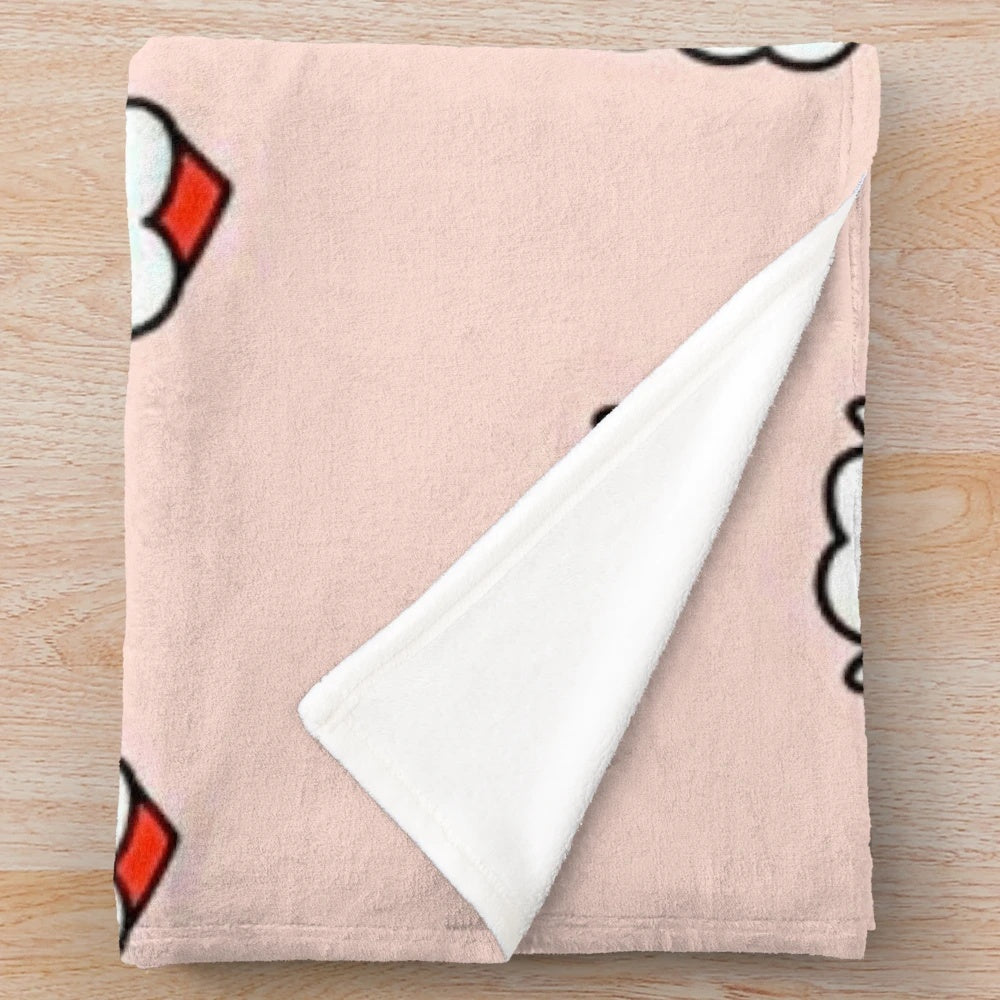Soft and Cozy BT21 RJ Pattern Plush Blanket