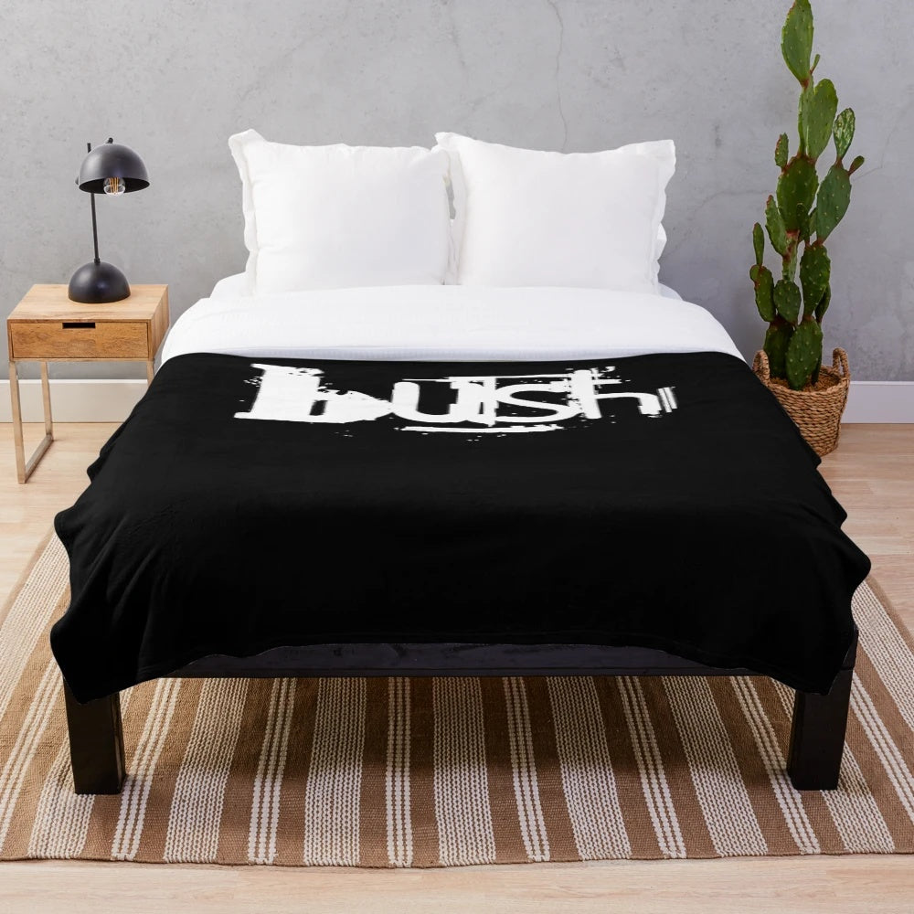 Bush band logo plush blanket
