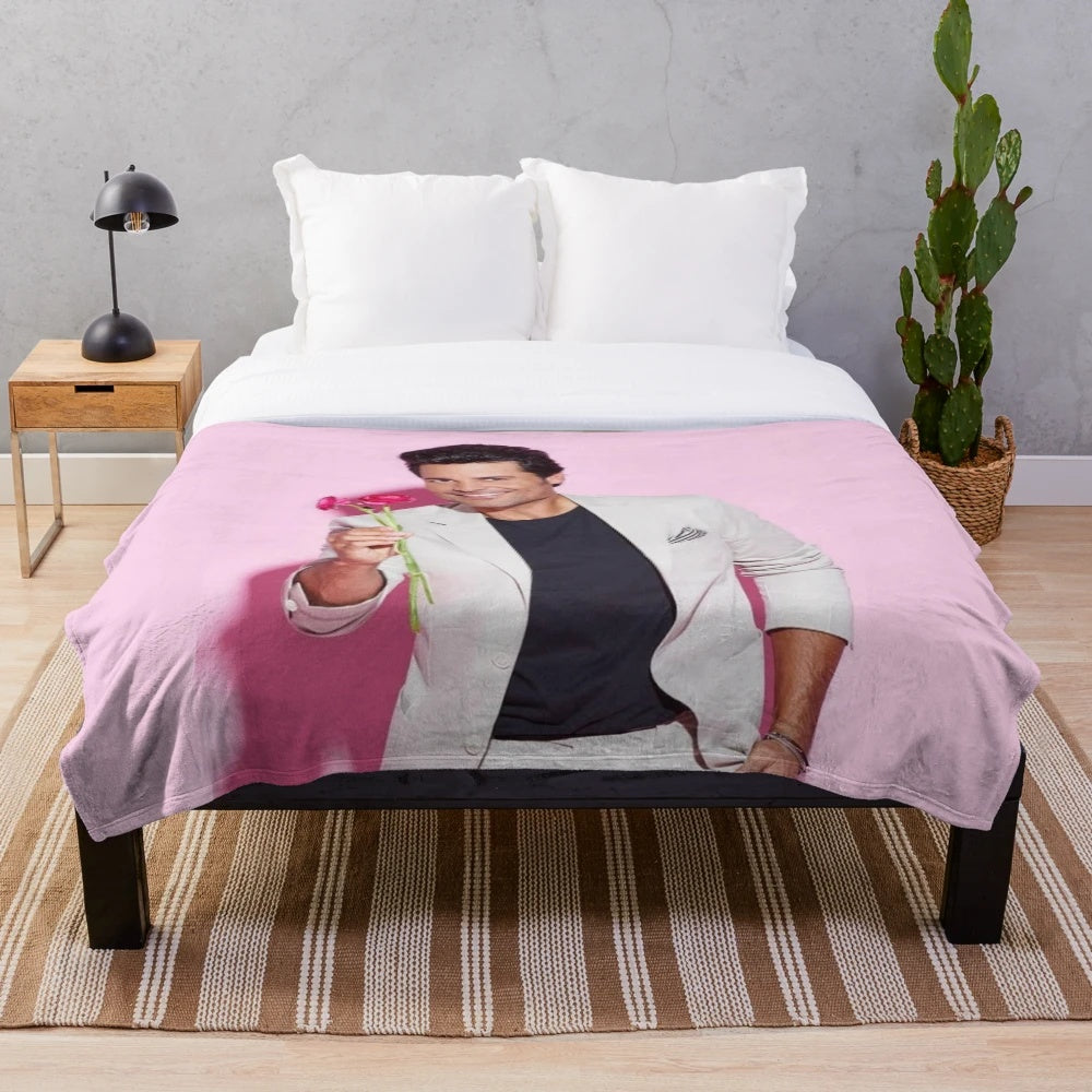 Chayanne-inspired plush blanket
