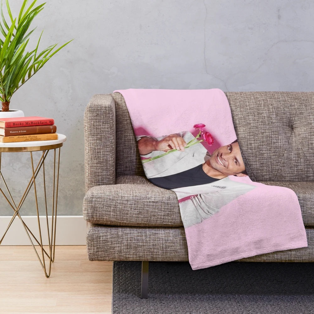 Chayanne-inspired plush blanket